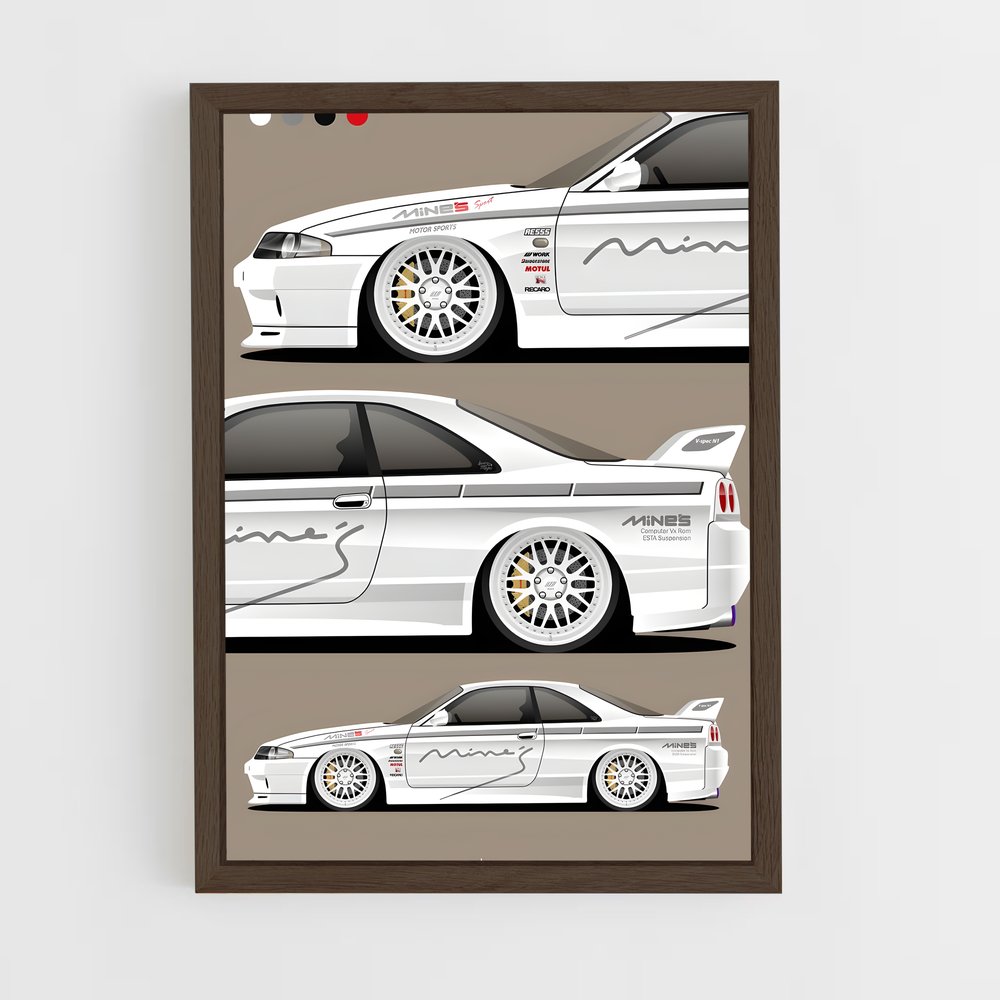 Poster Évolution M38 – affiche Nissan (vue 5)